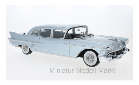 BoS-Models 385 Cadillac Fleetwood 75 Limousine, metallic-hellblau, 1958 1:18