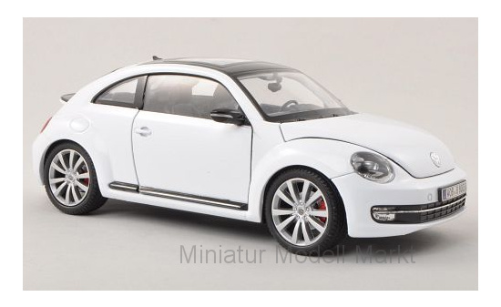 Welly 24032white VW Beetle, weiss, ohne Vitrine, 2012 1:24
