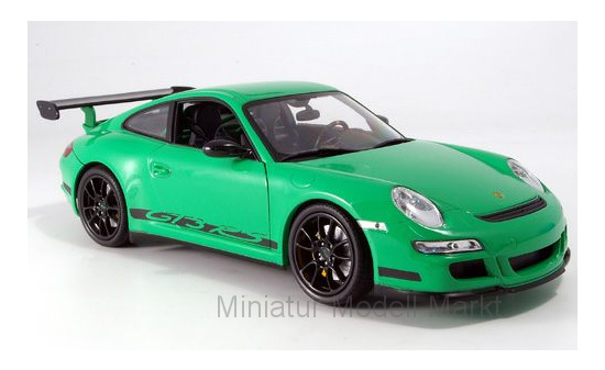 Welly 18015green Porsche 911 (997),GTR3 RS, grün 1:18