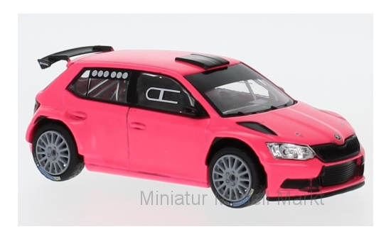 Abrex 143XAB-605BW Skoda Fabia III R5, matt-rosa, 2015 1:43