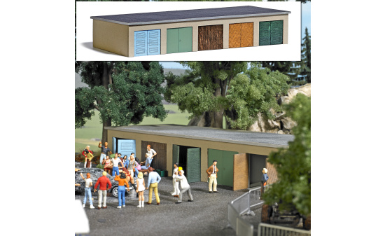 Busch 1648 Garagenkomplex - Vorbestellung 1:87