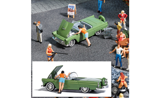 Busch 7826 A-Set: Motorshow - Vorbestellung 1:87