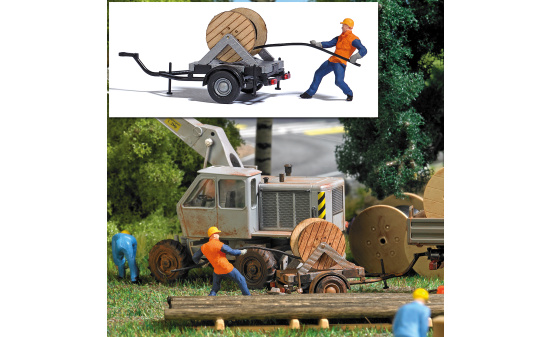 Busch 7836 A-Set: Kabelzieher - Vorbestellung 1:87