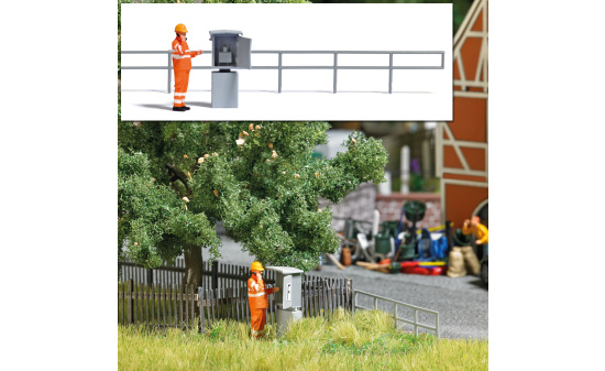 Busch 7847 A-Set: Signalfernsprecher DB - Vorbestellung 1:87