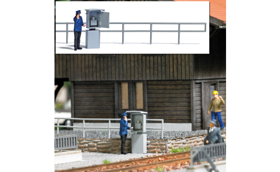 Busch 7848 A-Set: Signalfernsprecher DR - Vorbestellung 1:87