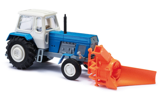 Busch 8697 Traktor mit Schneefräse 1:120