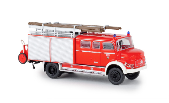 Brekina 47136 Mercedes LAF 1113 LF 16, Feuerwehr Bonn, mit Rolläden 1:87