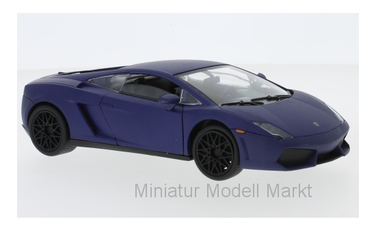 Motormax 79504 Lamborghini Gallardo LP 560-4, matt-blau, 2008 1:24