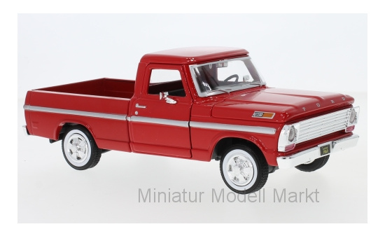 Motormax 79315RED Ford F-100, rot, 1969 1:24