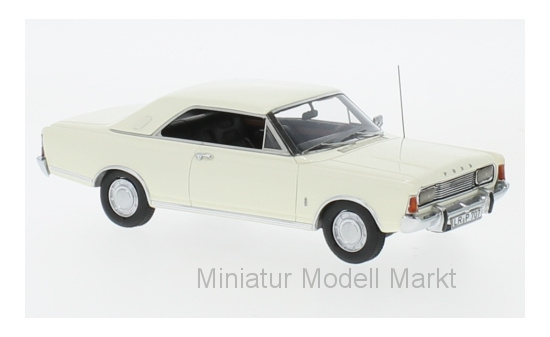 Neo 49551 Ford Taunus P7b 17M Coupe, weiss, 1971 1:43