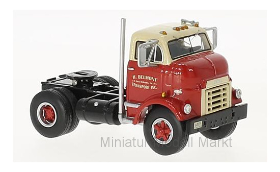 Neo 64115 GMC C 950 Cannonball Day Cab, rot/beige, 1954 1:64