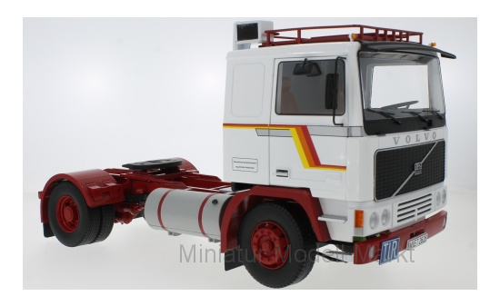 Road Kings 180031 Volvo F1220, weiss/rot 1:18