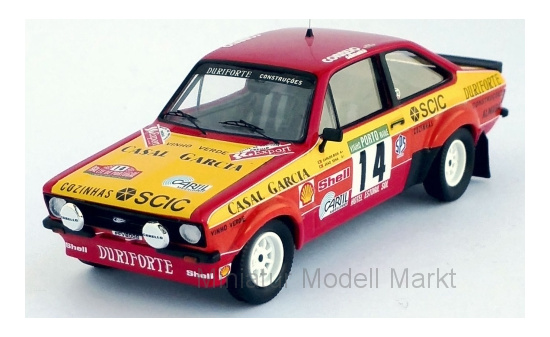 Trofeu RRAL75 Ford Escort MK II RS, No.14, Rallye WM, Rallye Portugal, C.Bica/J.Sena, 1985 1:43