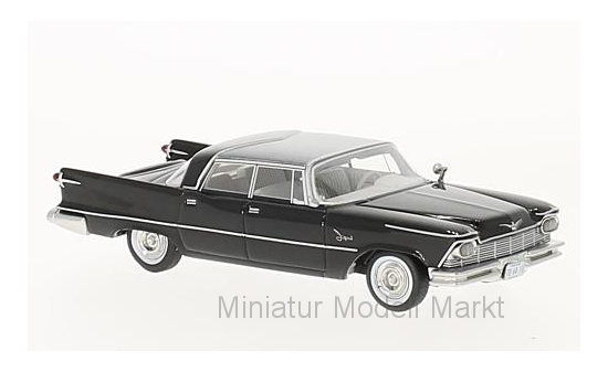 Neo 60011 Imperial Crown 4-Door Southampton, schwarz/silber, 1957 1:64