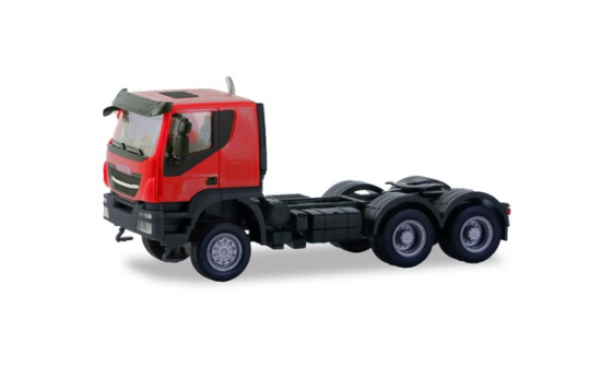 Herpa 310581 Iveco Trakker tractor 6×6, rot 1:87