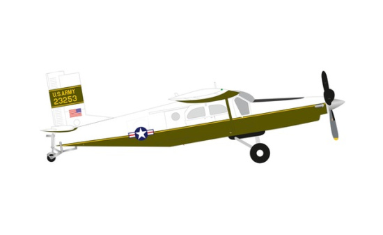 Herpa 580472 U.S. Army Pilatus UV-20A (PC-6) 