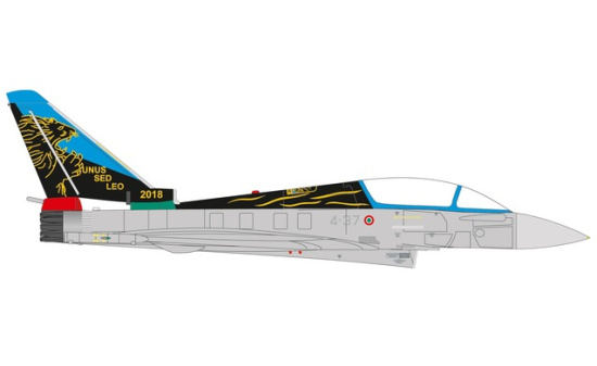 Herpa 580502 Italian Air Force Eurofighter Typhoon twin-seat - 20° Gruppo 100th Anniversary, Grosseto Air Base 1:72