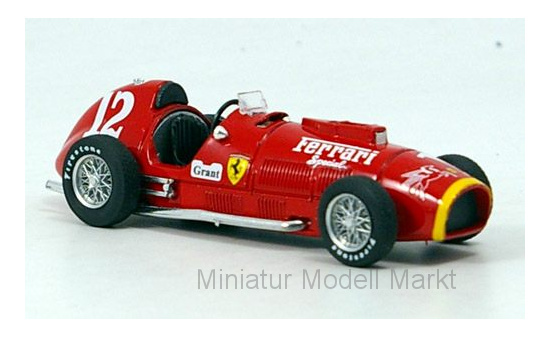 Brumm R126B Ferrari 375, No.12, Indianapolis, Rookie Test, A.Ascari, 1952 1:43