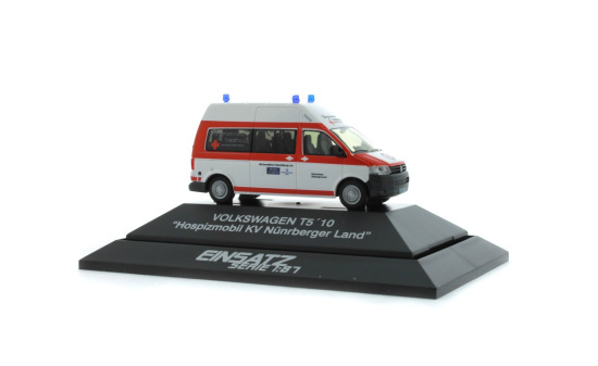 Rietze 53632 Volkswagen T5 ´10 BRK - Hospizmobil KV Nürnberger Land, 1:87 1:87