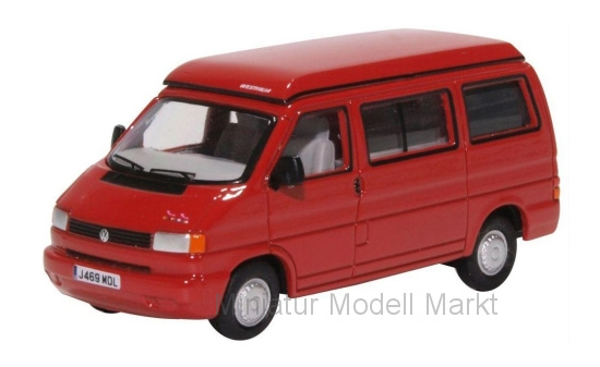 Oxford 76T4001 VW T4 Westfalia Camper, rot - Vorbestellung 1:76