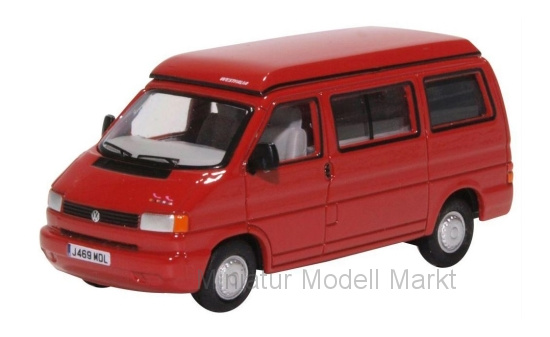 Oxford OXF76T4001 VW T4 Westfalia Camper - rot - Vorbestellung 1:76