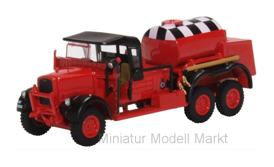Oxford 76WOT002 Ford WOT1 Crash Tender, rot, RAF Catterick 1:76