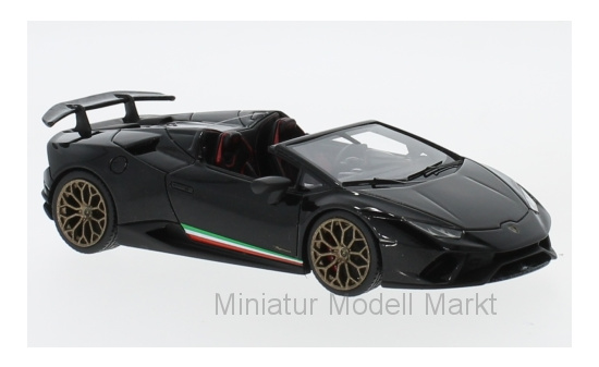 Look Smart LS481F Lamborghini Huracan Performante Spyder, metallic-schwarz 1:43
