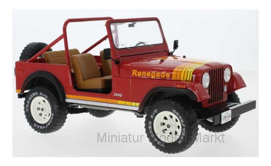 MCG 18110 Jeep CJ-7 Renegade, rot, 1980 1:18