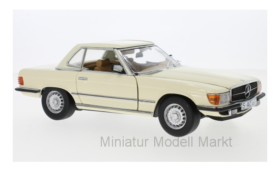 Sun Star 4667 Mercedes 350 SL (R107), beige, HardTop, 1977 1:18