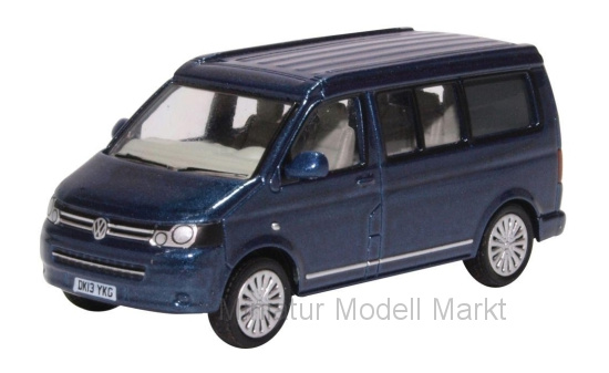 Oxford OXF76T5C001 VW T5 California Camper - blau (Metallic) 1:76