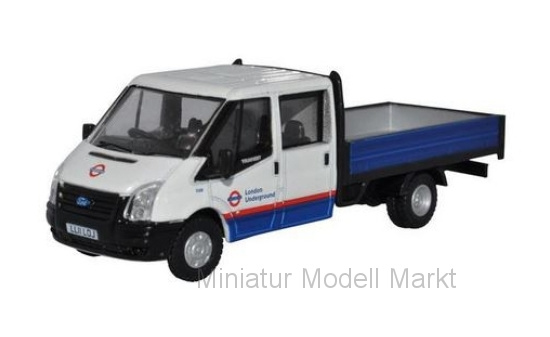 Oxford 76TPU003 Ford Transit Dropside, London Underground 1:76