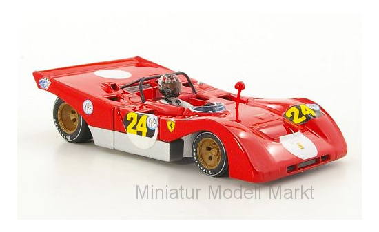 Brumm S1104B Ferrari 312PB, RHD, No.24, 1000 Km Buenos Aires, mit Fahrerfigur, in memoria di Ignazio Giunti 1971-2011, I.Giunti, 1971 1:43