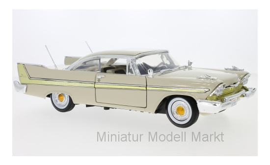 Motormax 73115BEIGE Plymouth Fury, beige, 1958 1:18