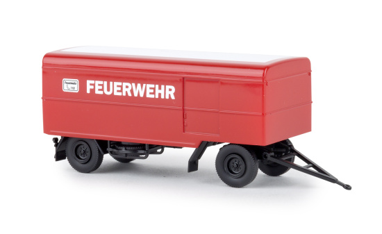 Brekina 55291 Anhänger Paketanhänger, Feuerwehr 1:87