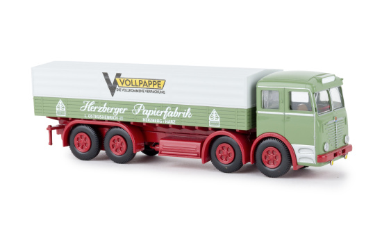 Brekina 74640 Büssing 16000 Herzberger Papierfrabrik,  1:87