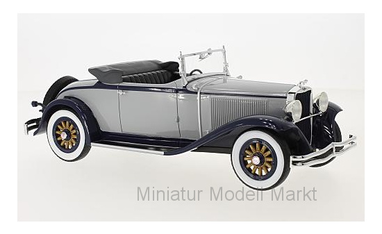 BoS-Models 375 Dodge Eight DG Convertible, grau/dunkelblau, 1931 1:18