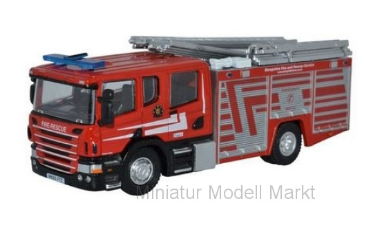 Oxford 76SFE010 Scania CP31 Pump Ladder, Shropshire Fire & Rescue 1:76