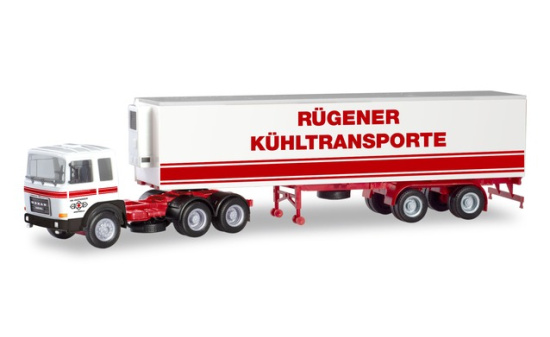 Herpa 310680 Roman Diesel 6x4 Kühlkoffer-Sattelzug VEB KV Stralsund / Ostseetrans (Mecklenburg-Vorpommern / Stralsund) - Vorbestellung 1:87