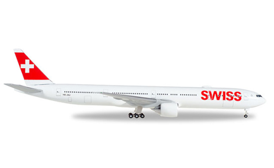 Herpa 529136-002 Swiss International Air Lines Boeing 777-300ER - Vorbestellung 1:500