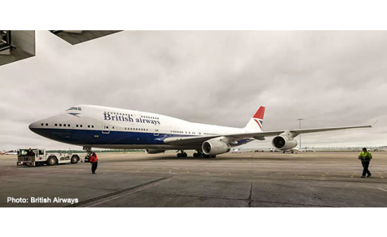 Herpa 533508 British Airways Boeing 747-400 