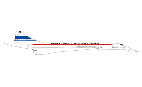 Herpa 533607 Aérospatiale France / BAC Concorde 50 Years - Vorbestellung 1:500