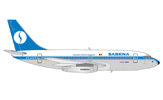 Herpa 559942 Sabena Boeing 737-200 - Vorbestellung 1:200