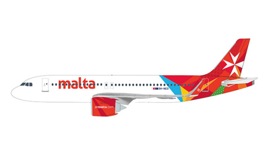 Herpa 612418 Air Malta Airbus A320neo - Vorbestellung 1:200