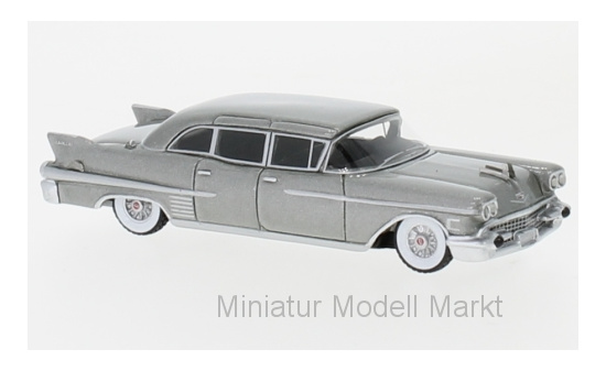 BoS-Models 87616 Cadillac Fleetwood 75 Limousine, metallic-grau, 1958 1:87