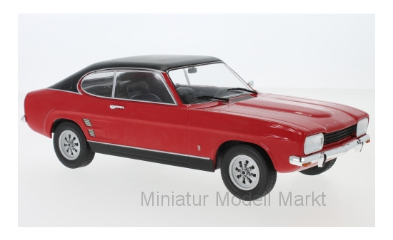 MCG 18083 Ford Capri MKI 1600 GT, rot/schwarz, 1973 1:18