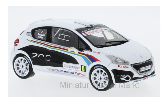 IXO RAM559 Peugeot 208 R2 WRC, WRC, Tour de Corse, S.Sarrazin/B.Veillas, 2012 1:43