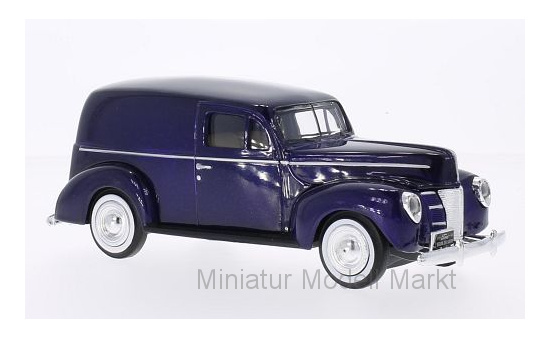 Motormax 73250MET-PURPLE Ford Sedan Delivery Van, metallic-violett, 1940 1:24
