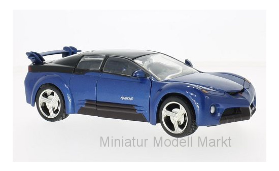 Motormax 73258MET-BLUE Pontiac Rangeous, metallic-blau/schwarz 1:24