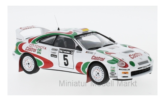 Trofeu RRUK04 Toyota Celica GT Four, No.5, Castrol, Rallye WM, RAC Rallye, A.Schwarz/D.Giraudet, 1996 1:43