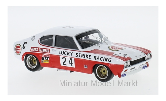 Trofeu RRZA01 Ford Capri MK I RS 2600, No.24, Lucky Strike Racing, Lucky Strike, 9h Kyalami, J.Mass/D.Glemser, 1971 1:43